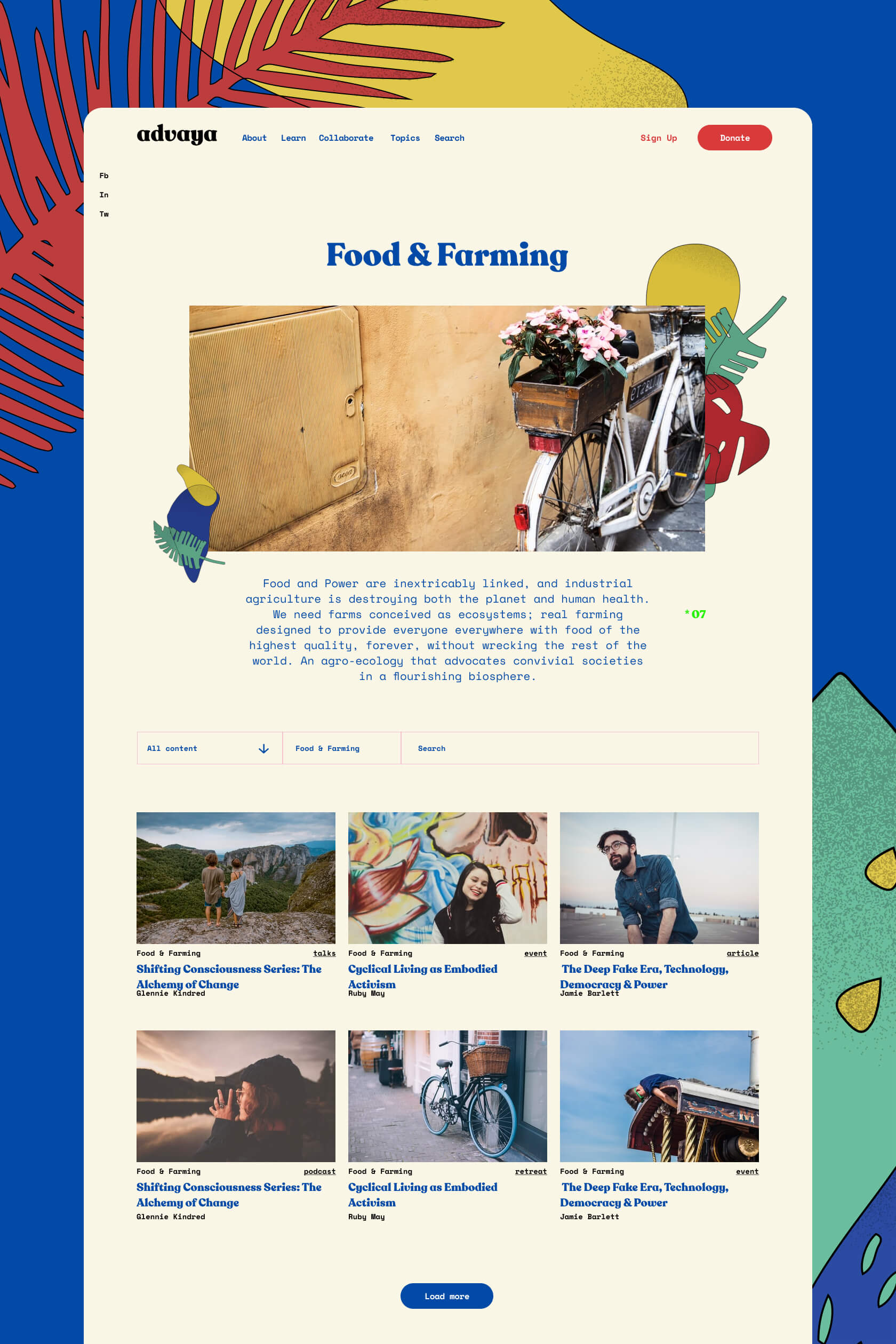 Advaya branding design UK company & web design colourful joy