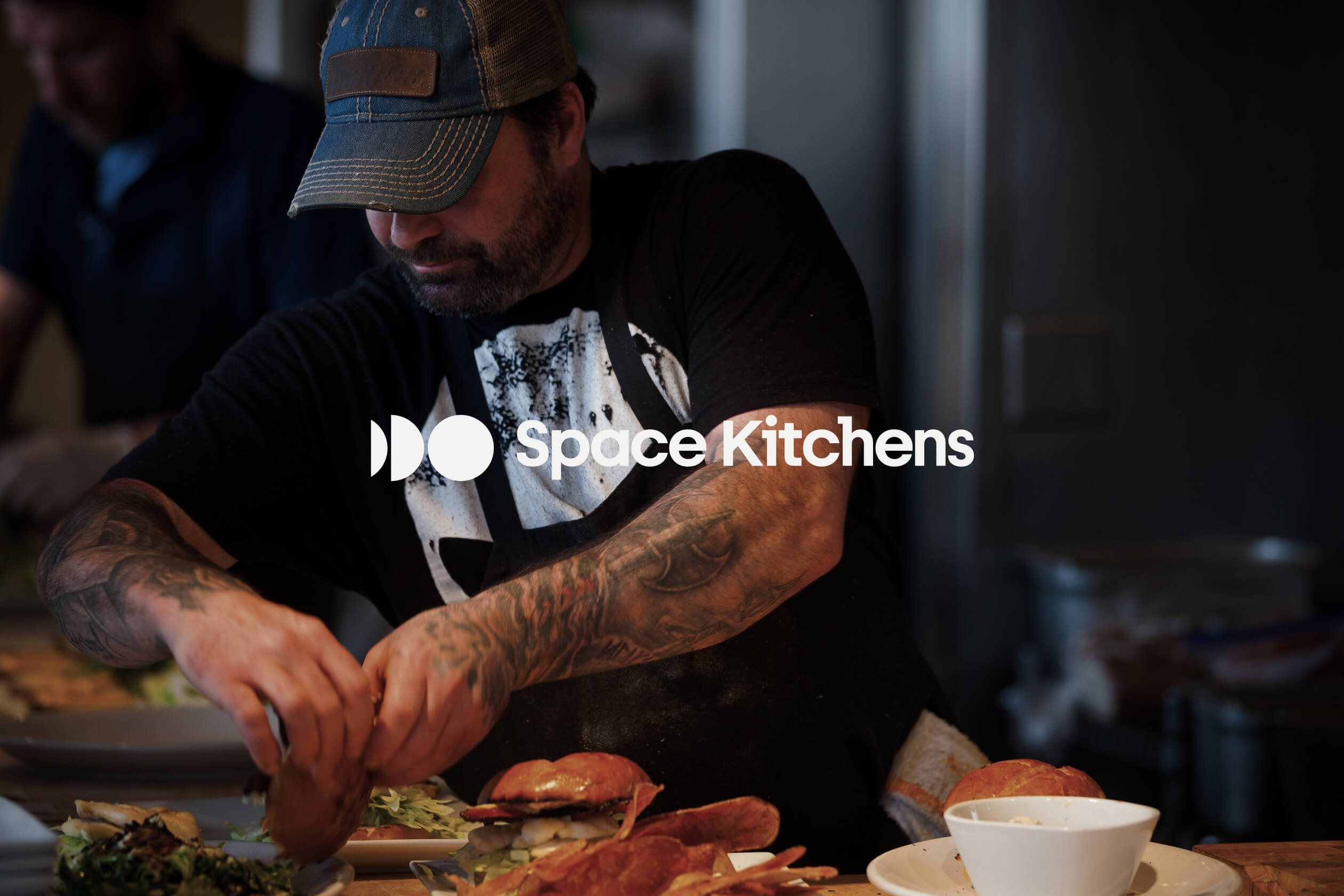 Space Kitchens Branding design gastronomic food delivery brand