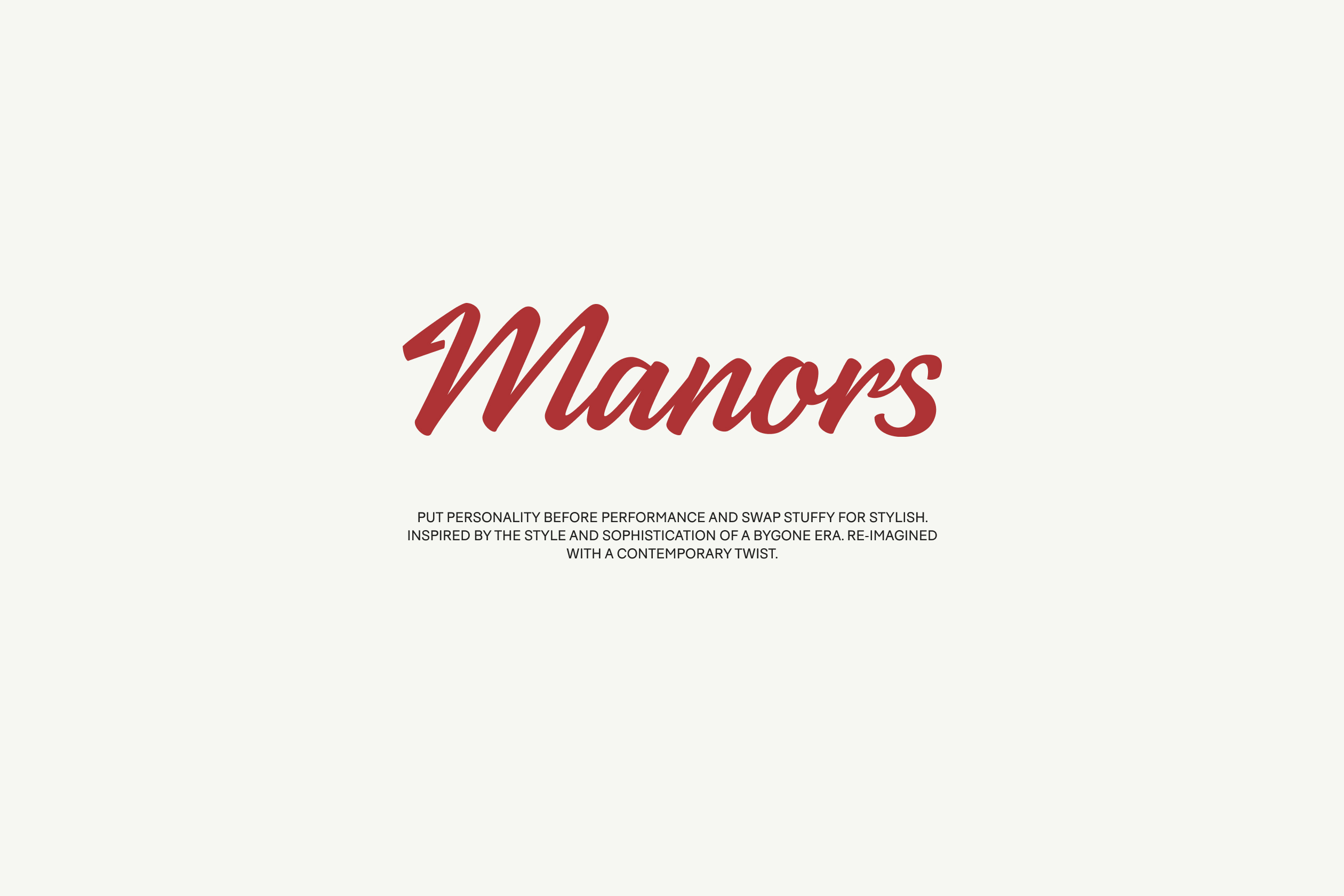 Diseño de marca y web para marca de ropa de Golf Manors UI UX Branding logotipo