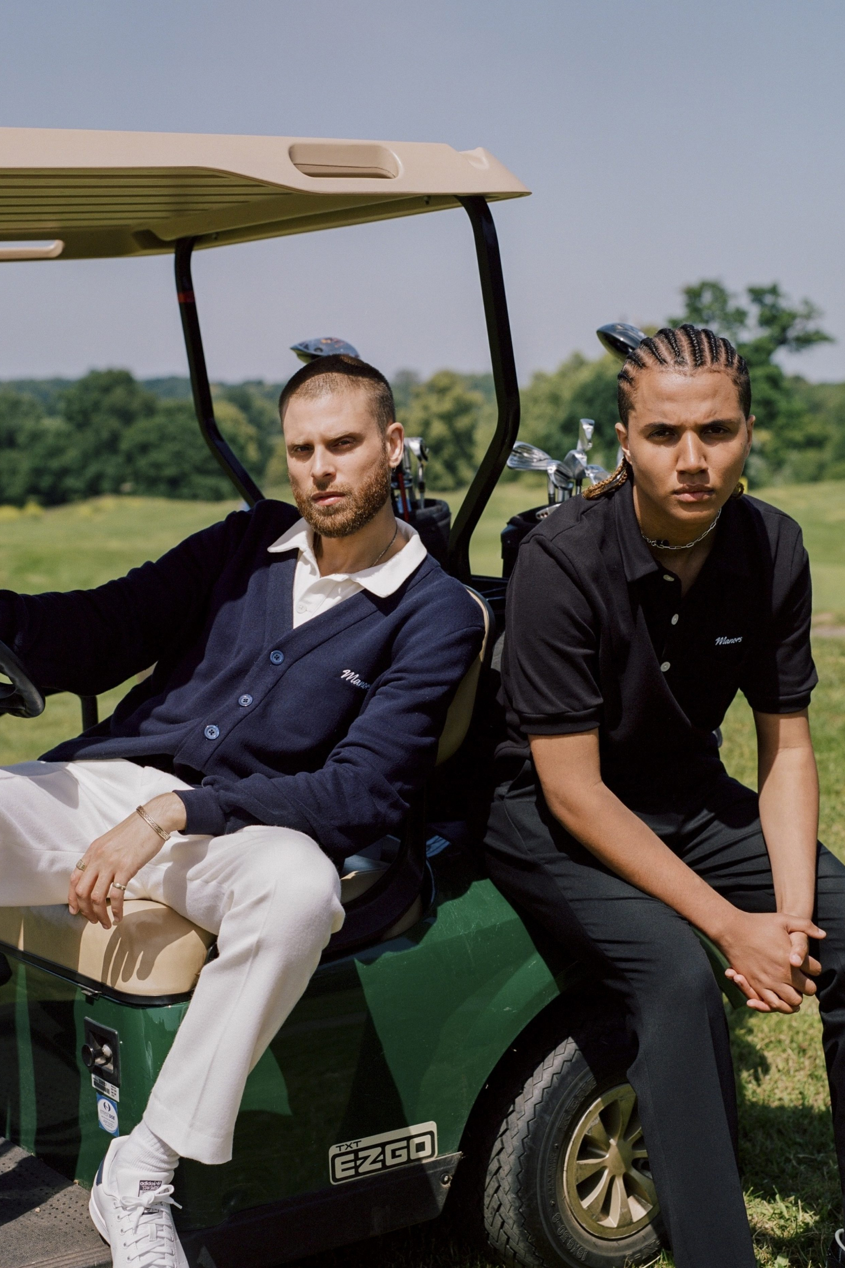 Diseño de marca y web para marca de ropa de Golf Manors UI UX Branding fashion luxury