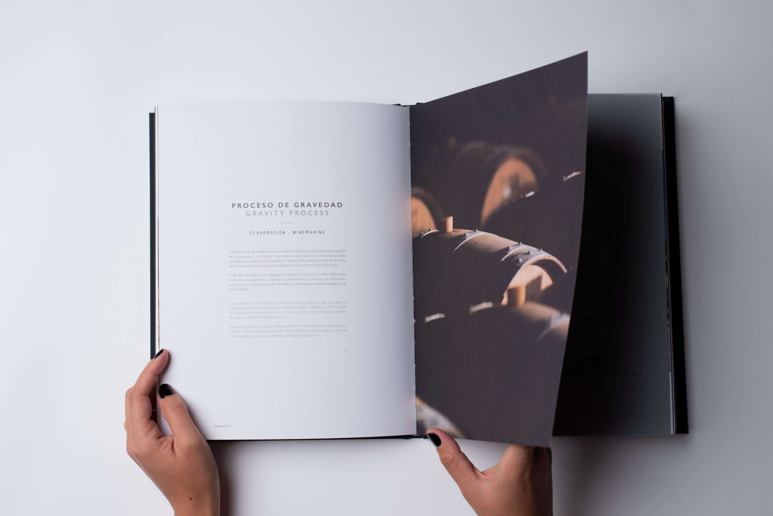 Diseño editorial Bodegas Aalto, libro de marca, Ribera del Duero