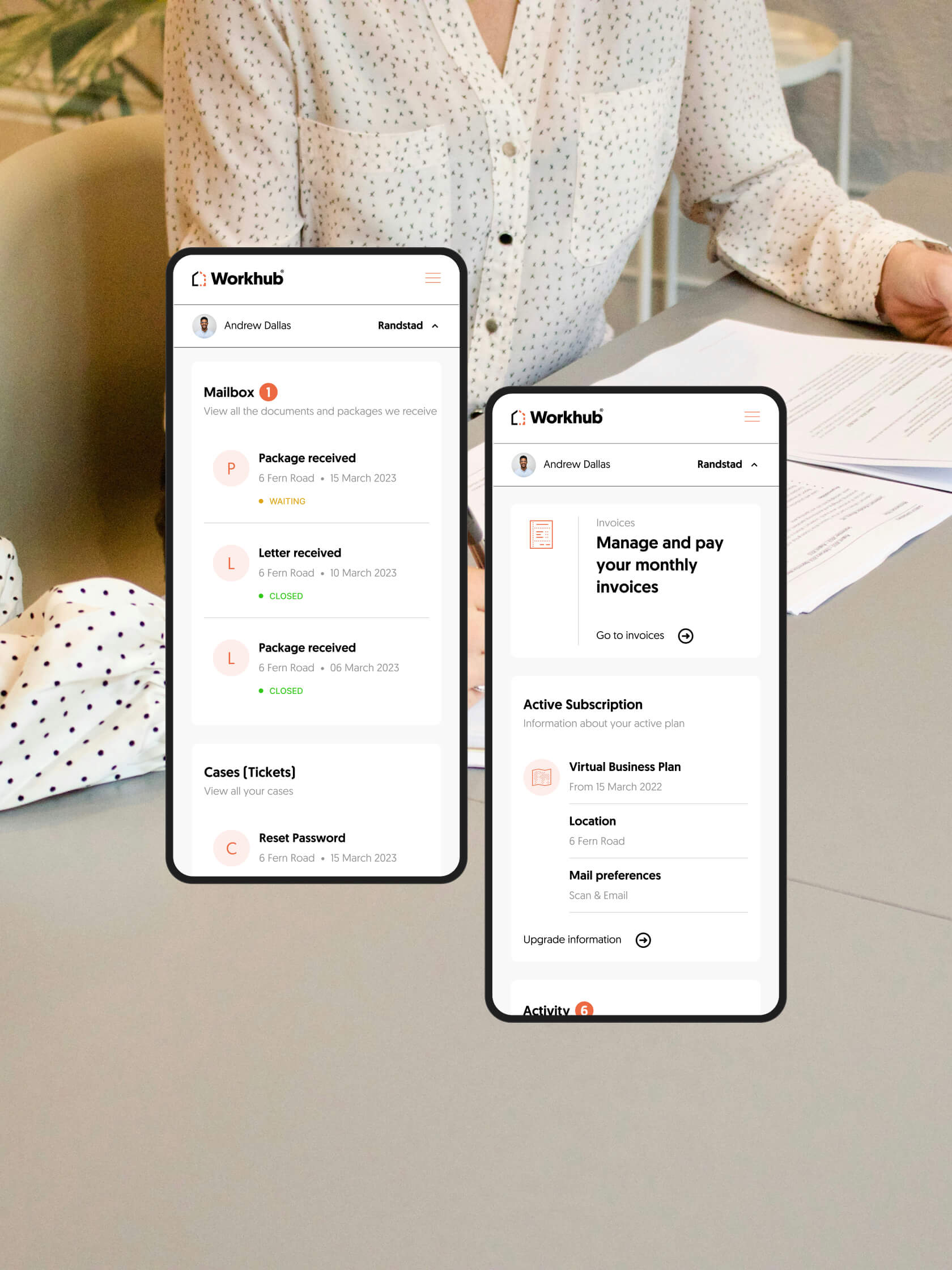 Branding & Diseño web para Workhub en Dublin