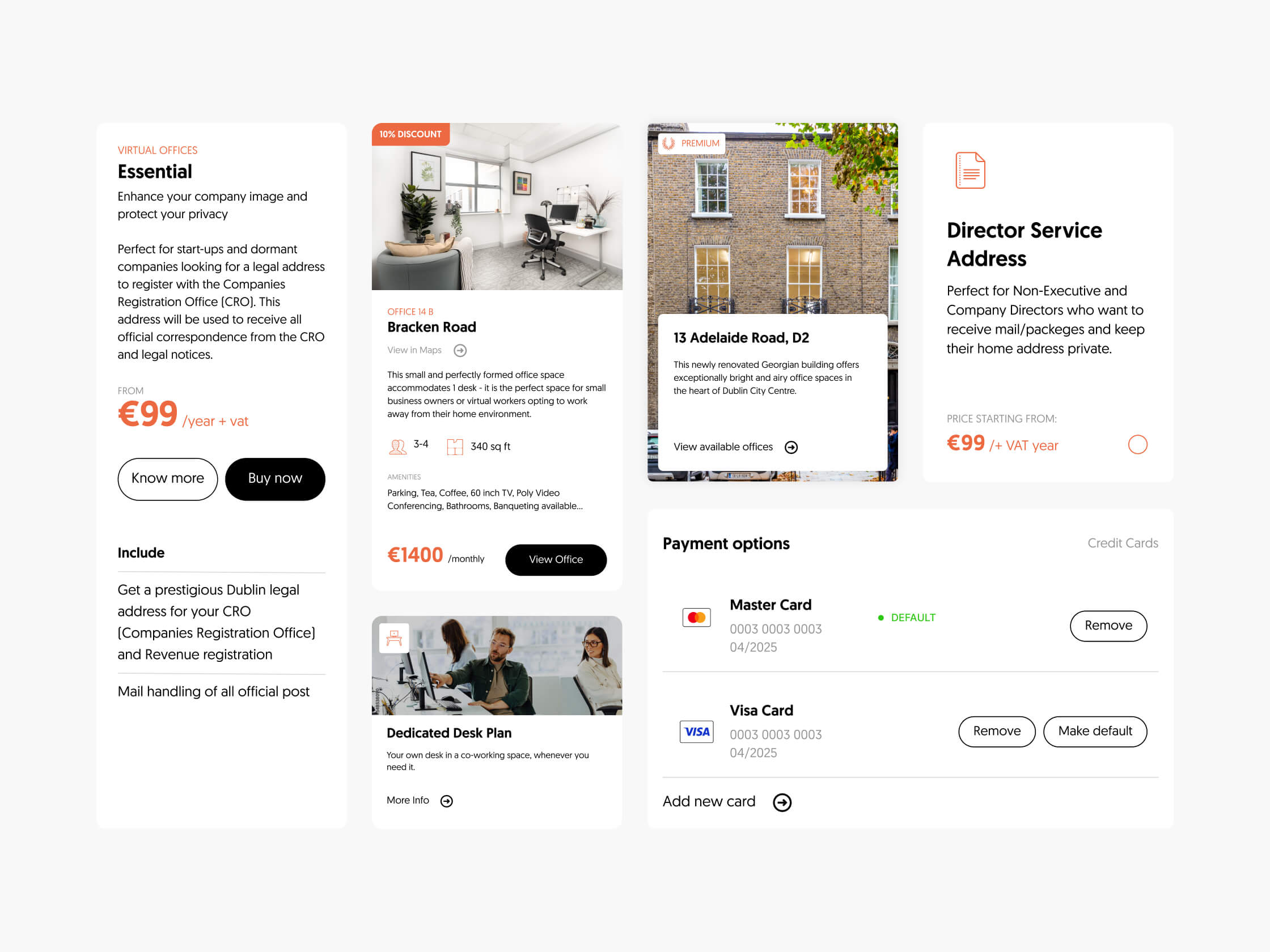 Branding & Diseño web para Workhub en Dublin