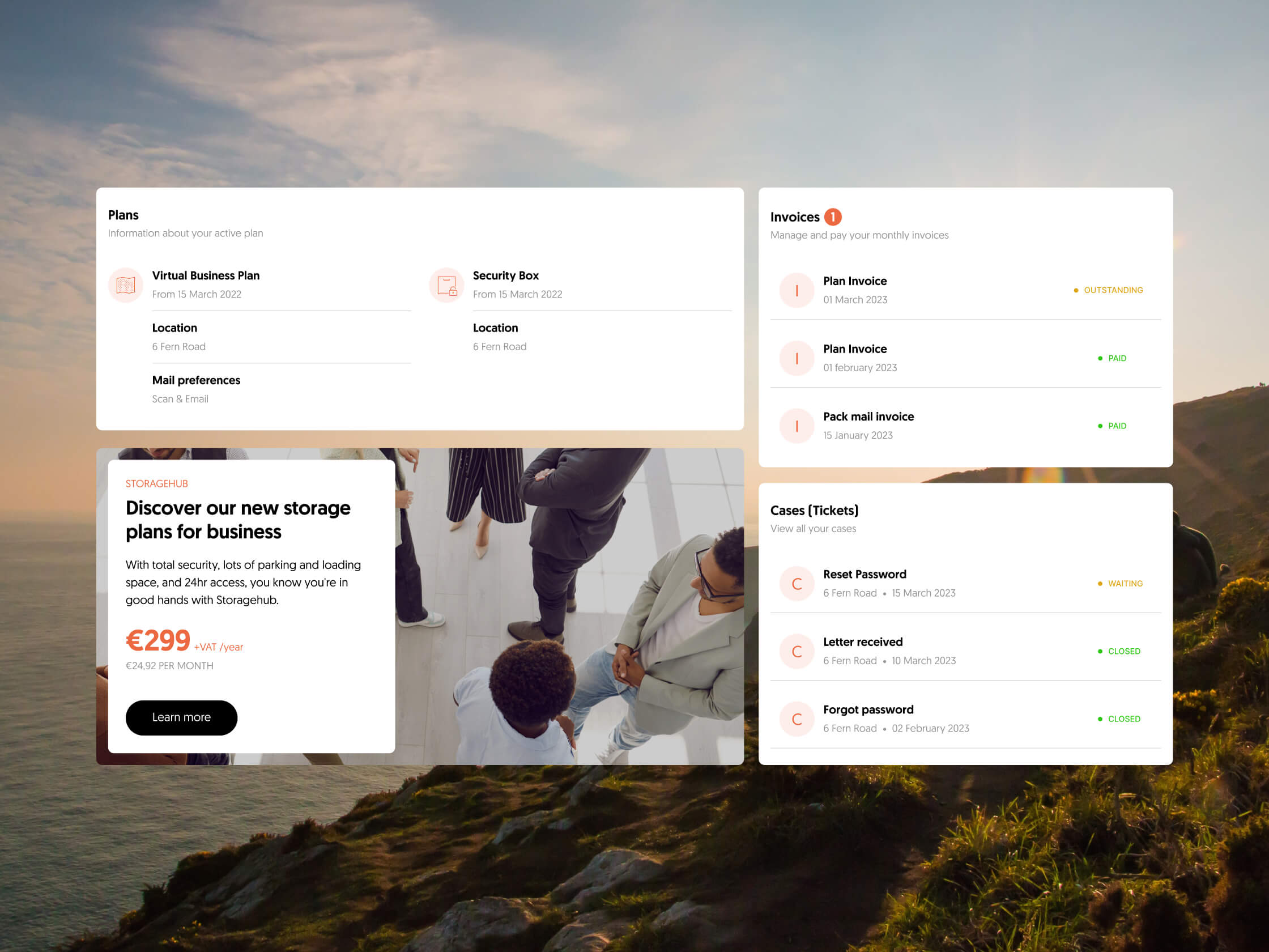 Branding & Diseño web para Workhub en Dublin