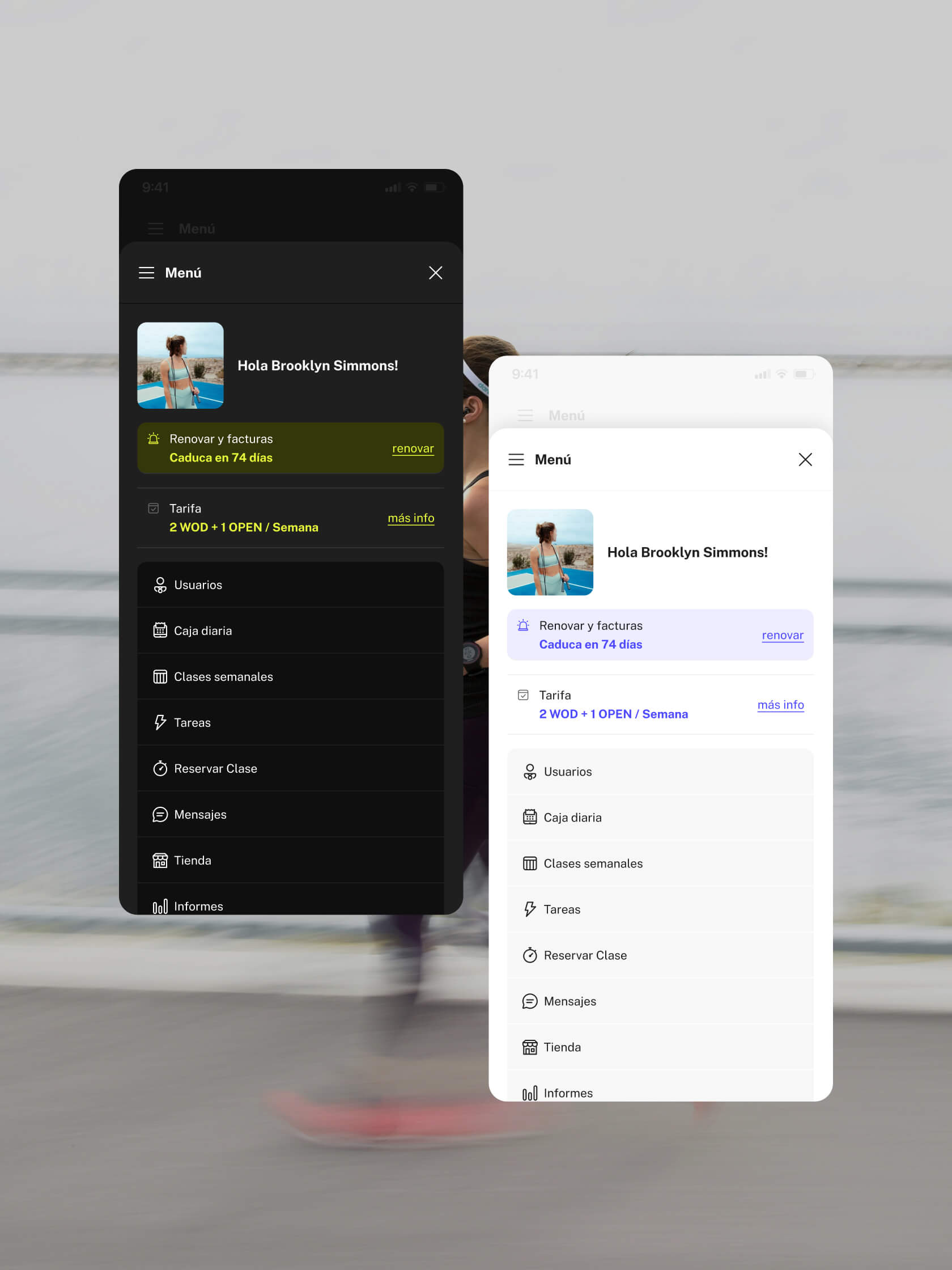 Branding y Diseño App Wodbuster gestión centros deportivos