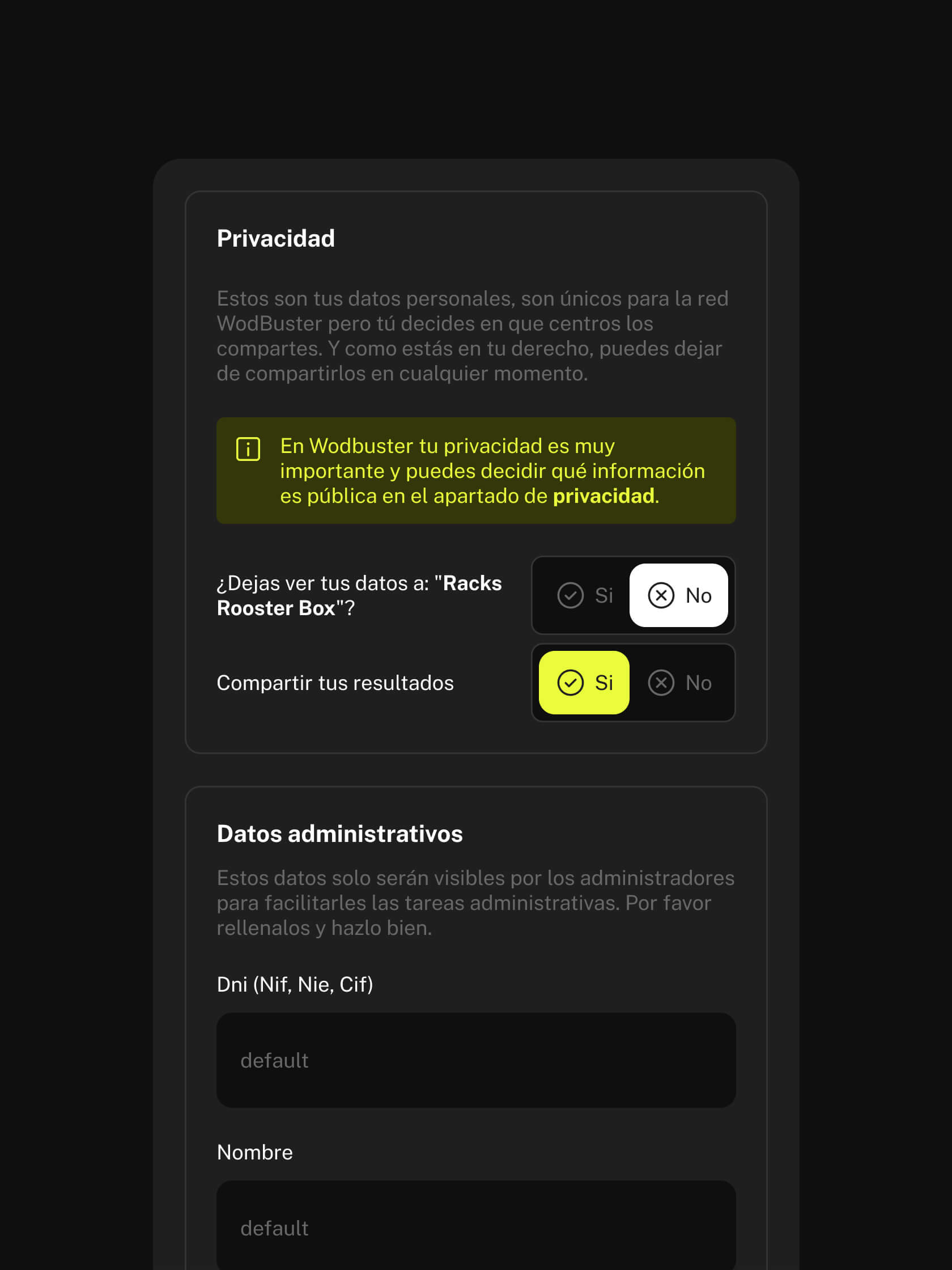 Branding y Diseño App Wodbuster gestión centros deportivos